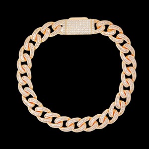 Custom Lab Grown Diamond Letters Pendant VVS1 Brilliant Cut Rose Gold Rhodium Plated <b>Model</b> BP 260 Women's Trendy Diamonds - Product Image 3
