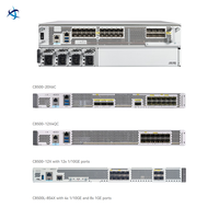 Plataforma de borde empresarial C8500L-8S4X de 12 puertos, 8*1G RJ45 + 4*10G SFP+, lista para SD-WAN, montable en rack 1U