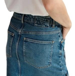 Wholesale New Style For Girls Denim Skirts Best Fashion High Quality New Design Cotton Denim Skirts For Sale Made In Pakistan - Product Image 3