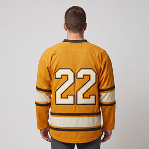Camiseta de hockey sobre hielo para hombre con sublimación completa, camiseta de hockey sobre hielo de manga larga con estampado digital, camiseta de hockey para hombre - Product Image 2