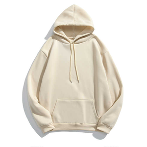 Vente en gros de sweats à capuche pour hommes, style streetwear, en coton molletonné, coupe ample, coupe régulière, hiver, couleur unie, doux, séchage rapide, respirant - Product Image 2
