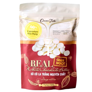 Biscuits et Cookies au Chocolat Pur en Gros, Service OEM/ODM, Certifiés HALAL, Boutons de Chocolat Blanc Véritable 40% 1KG Cacao, Meilleures Ventes, Prix Compétitif - Product Image 1