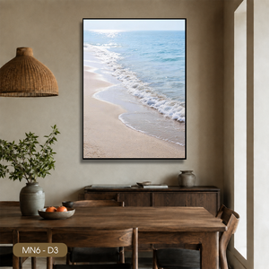 Peinture murale de luxe HALO effet miroir, art abstrait 3D, texture plage, décoration intérieure, Vietnam OEM ODM - Product Image 2