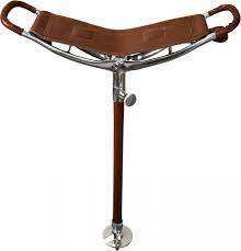 Surgical Operating Chair Instrument Set <b>with</b> Leather <b>Seat</b> and Steel <b>Frame</b> Manual Adjustable Height for Surgical Room Use - Product Image 6