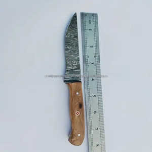 Couteaux à désosser personnalisés Couteau de chef de cuisine en acier damas professionnel Couteaux d'office Manche en bois - Product Image 6