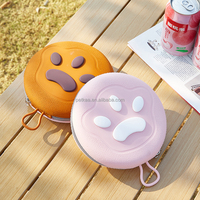 Nouveau design, bol d'alimentation pour animaux de compagnie avec logo personnalisé, 2-en-1 pliable en silicone, mangeoire à eau et à nourriture pour animaux de compagnie, pour les sorties en plein air