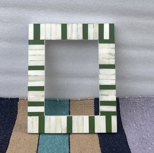 Custom Made Bone Hand Carved Photo <b>Frames</b> in Various Sizes for Home Decor and Interior Design - Product Image 1