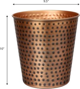 OEM Manufacturer Durable Iron Waste <b>Bin</b> Manufacturer Supplier Trash Container Custom Design For Home Office Hotel Restaurat - Product Image 2