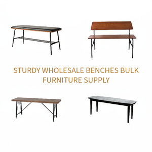 Mid Century Modern Tapered Leg Bedroom <b>Bench</b> Retro Style Apartment Furniture Seating Piece - Product Image 2