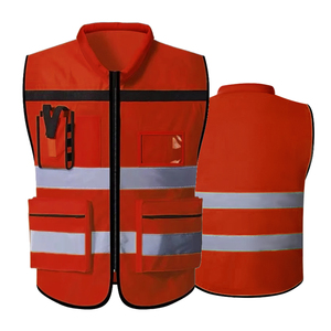 Gilet de travail antistatique en polyester fluorescent certifié CE, avec service professionnel et prix d'usine. - Product Image 6