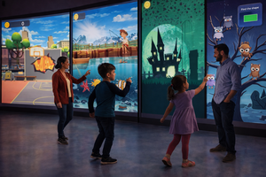 Système de jeu mural interactif Eshark avec capteur de mouvement, solution arcade Plug & Play - Product Image 4