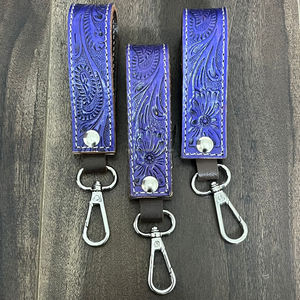 Nouveaux porte-clés élégants en cuir véritable, faits à la main, personnalisés, durables et résistants, en cuir de vache, porte-clés multi-usages - Product Image 4