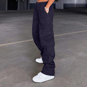 Pantalones Cargo de Verano para Mujer, Modernos y Duraderos, Cintura Elástica, Antiestáticos, Múltiples Bolsillos, Secado Rápido, Transpirables, para Actividades al Aire Libre - Product Image 6