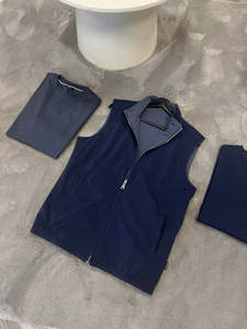 Wholesale Custom <b>Lightweight</b> Winter <b>Men's</b> Body Warmer Breathable Waistcoat Vest Padded Sleeveless <b>Gilet</b> Windproof Outdoor Zipper - Product Image 6