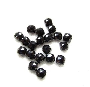 Prix de gros Spinelle noire naturelle, pierre précieuse en vrac, taille rose, forme coussin, tailles disponibles pour la fabrication de bijoux - Product Image 5