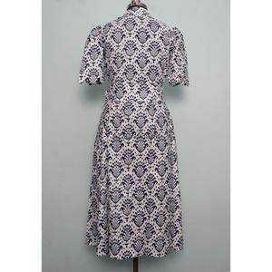 Women's Handmade Kangura Indian Modern Floral Digital Printed Cotton Eco-Friendly Lace Breathable Button Midi A-Line Summer - Product Image 2