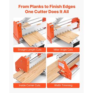 Taglierina per Pavimenti in Vinile da 12 Pollici con Leva Telescopica in Lega di Alluminio, Spessore 12mm, per Pavimenti Laminati, Versione Aggiornata - Product Image 5