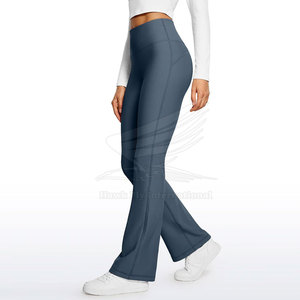 Legging évasé pour femme à prix de gros, léger, dernier design, personnalisable, pour le yoga - Product Image 3