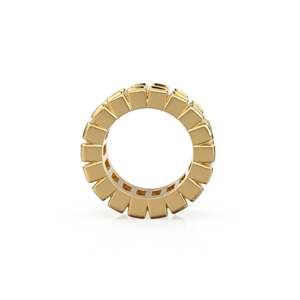 14k Real <b>Baguette</b> Lemon Quartz Gold Beads / Lemon Quartz Rondelle Bead / Quartz European Beads / Solid Gold Quartz Enhancer - Product Image 5