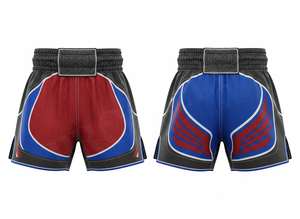 Vêtements de fitness OEM, shorts de Muay Thai respirants en polyester satiné, entraînement de kickboxing, design personnalisé, shorts de sport pour arts martiaux - Product Image 6