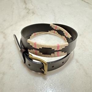 Western Leather Polo <b>Belts</b> Polo <b>Belt</b> High-Strength genuine leather <b>belt</b> Brass buckle <b>belt</b> for women and men - Product Image 2