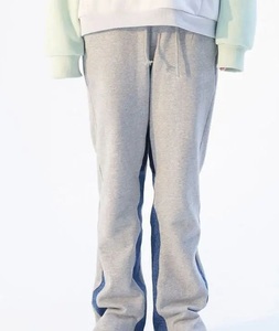 Pantalon de jogging vintage personnalisé pour homme, taille élastique, streetwear d'été, coupe ample, avec cordon de serrage, évasé, respirant - Product Image 3