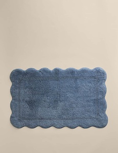 Tapis de bain rectangulaires en coton 100% tuftés |   Tapis de style européen écologiques fabriqués à la machine, doux, absorbants, avec support en silicone - Product Image 2