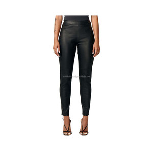 Nouvelles leggings longues d'hiver pour femmes, en lin brillant, taille haute, imperméables, coupe slim, coupe crayon - Product Image 2