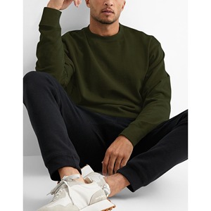 Sudadera Relevo para Hombre, Cuello Redondo, Diseño con Letras, Tejido Waffle Transpirable de Algodón, Estilo Casual Otoñal, Manga Larga, 300 Gramos - Product Image 5