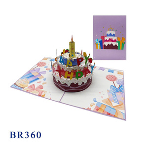 การ์ดอวยพรวันเกิดแบบ 3 มิติ หลากสีสัน ยี่ห้อ Best Price Viet Craft รุ่น Happy Birthday Cake Pop การ์ดอวยพรแฮนด์เมดสุดฮิต - Product Image 5