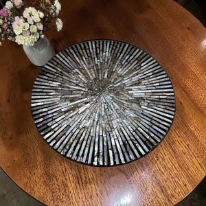 ILAHI's MOP Double Tier Vintage Style Handmade Waterproof Lightweight Dust-Proof Multifunctional Adjustable Kitchen Storage - Product Image 1