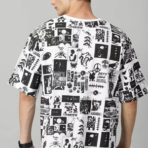 Servicio OEM/ODM, Camiseta de Hombre de Marca Propia, Material Puro, Cómoda y a la Moda, de Algodón, Talla Grande - Product Image 3