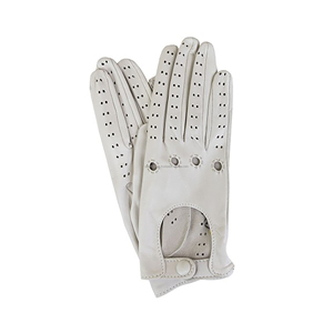 Gants de conduite en cuir sans doigts, style vintage racing, sur mesure OEM ODM, prix usine - Product Image 3