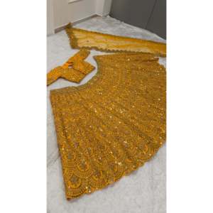 ชุดแต่งกายปาร์ตี้สำหรับผู้หญิงชุดออกงานแบบประณีตและชุดงาน dori จาก lehenga choli - Product Image 2