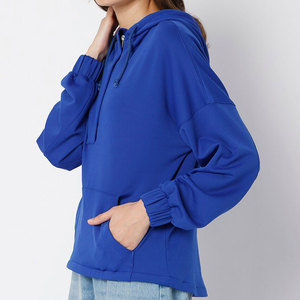Hoodie for Women <b>Drop</b> Shoulder Streetwear Fashion Hoodie OEM Supplier Women's Acid Wash Hoodie - Product Image 6