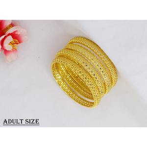 ชุดกำไลข้อมือทองเหลืองอินเดียแท้ทันสมัยสำหรับผู้หญิงสร้อยข้อมือจิวเวลรี่จากดูไบ - Product Image 3