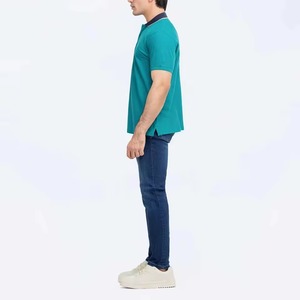 เสื้อเชิ้ตผู้ชายคอลเลคชั่นใหม่ปี 2025 ผ้าแคนวาส แขนสั้น ทรงเข้ารูป แห้งเร็ว ชุดกีฬา ลายเรียบ - Product Image 2
