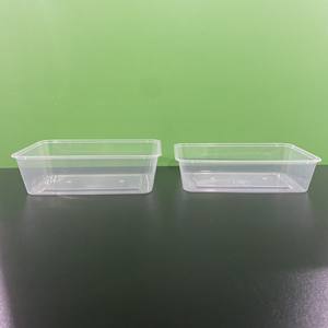 Nouvelles idées de produits de l'usine du Vietnam 2026 : Contenant alimentaire rectangulaire jetable en plastique transparent injecté de 650/750 ml avec couvercles - Product Image 6