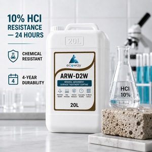 ARW-D2W โพลีไซลอกเซนสูตรน้ำ ป้องกันน้ำเกาะอย่างขั้นสูงสำหรับพื้นผิวแร่ที่มีรูพรุน ทนทาน 4 ปี ใช้งานได้นาน 20 ลิตร - Product Image 5