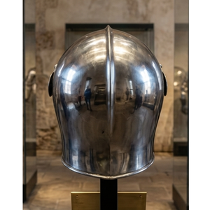 Handmade Medieval Barbuta Helmet Full <b>Face</b> Mild Steel Knight Armour Fair Helmet Perfect for Reenactment and Collectors - Product Image 4