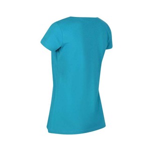 Camiseta de Algodón de Manga Corta con Cuello Redondo para Mujer, Color Sólido, Transpirable, Estilo Casual, Corte Regular, para Todas las Temporadas - Product Image 6