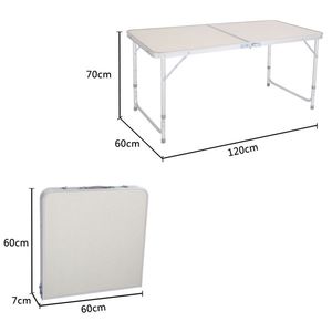 120 X 60 X 70 4Ft Portable Multipurpose White Folding Table Same As 19846019 - Product Image 6