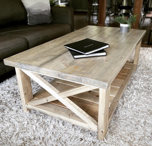 Table basse en bois de style traditionnel pour bureau à domicile - Product Image 3