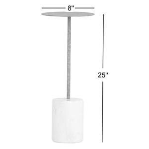 Mesa de Centro Contemporánea con Tapa Redonda Texturizada, Soporte de Pedestal Esculpido y Diseño Compacto que Ahorra Espacio para Bares - Product Image 3