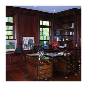 홈 오피스 가구 대형 사다리 책장 책장 책꽂이 나무 프랑스 스타일 골동품 - Product Image 2