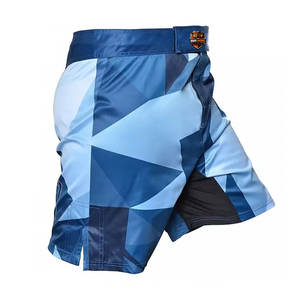 Pantalones Cortos de MMA para Hombre, Personalizables por Delante, Ligeros, de Secado Rápido, Duraderos y Cómodos, para Entrenamiento de Artes Marciales y Combate Mixto - Product Image 3