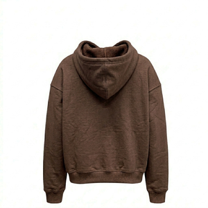 Nouvelle Arrivée – Sweats à Capuche Hiver Haut de Gamme Décontractés Respirants en Polaire Délavée à Motif Uni – Fourniture en Gros ODM - Product Image 3