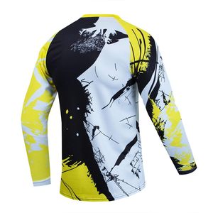 Maillot de motocross personnalisé 2026 pour homme, manches longues, col en V, sublimation intégrale, chemise de course à vélo, nom et numéro personnalisés - Product Image 6