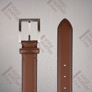 Costom estilo clásico para hombre especial cinturón de cuero genuino para hombres de negocios - Product Image 2