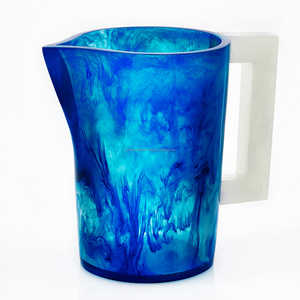 Resin Water Pitcher Jug Modern Luxury Style Durable Eco-Friendly Dishwasher Safe Customizable for Home Hotel Restaurant By Fci - Product Image 3